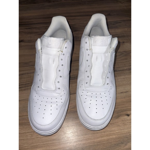 Size 13 - Men\'s‎ Air Force 1 Low White (315122-111)  NO LACES main image 6